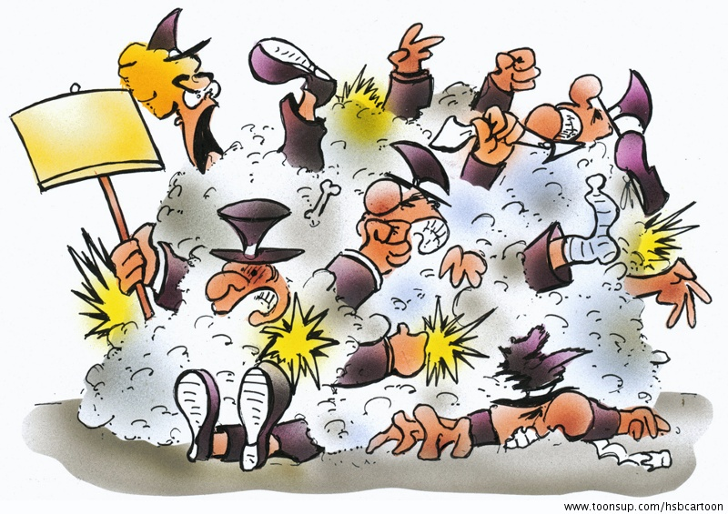 Cartoon: politic discussion 1