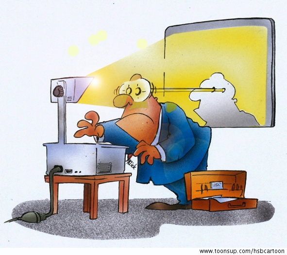 Cartoon: presentation 1