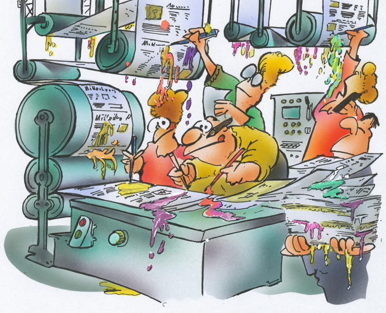 Cartoon: Presse 1