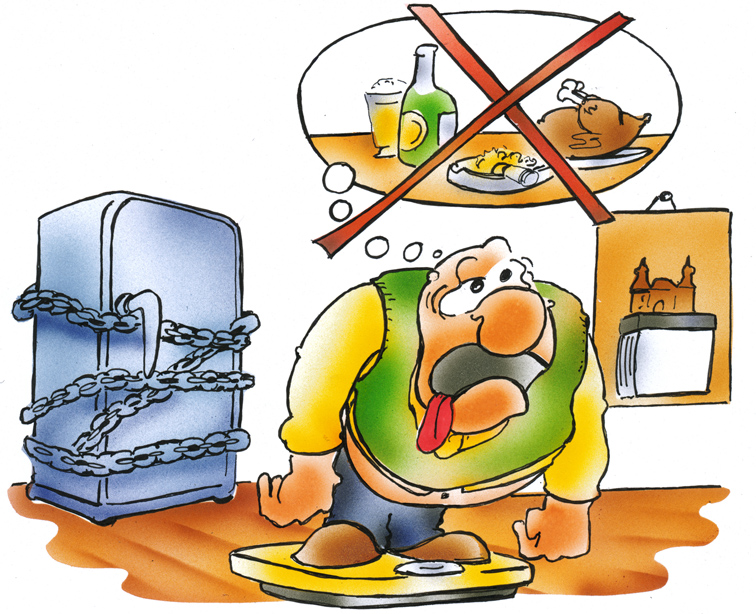 Cartoon: Fastenzeit 1