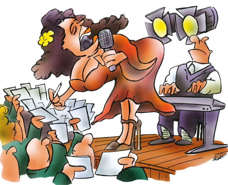 Cartoon: Diva 1