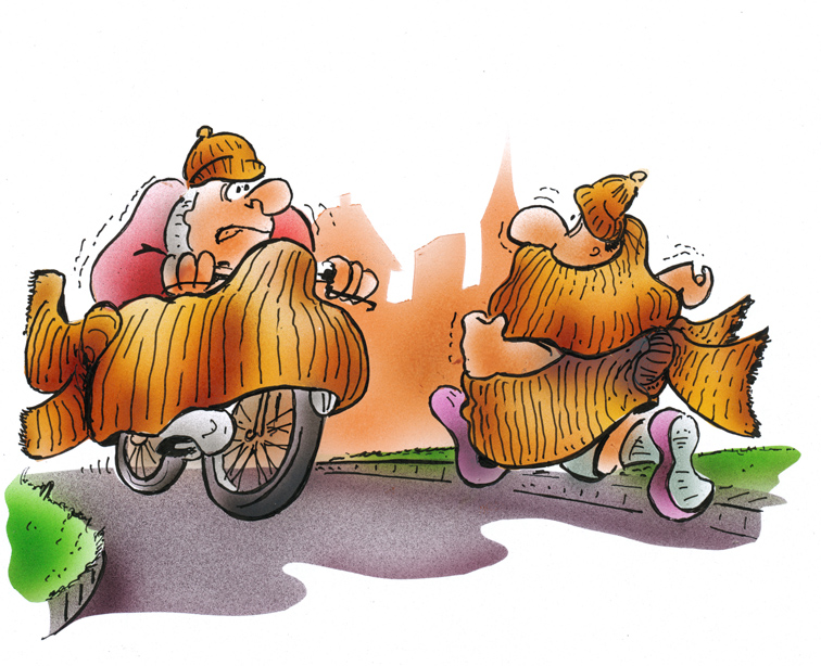 Cartoon: Ab nach draußen 1