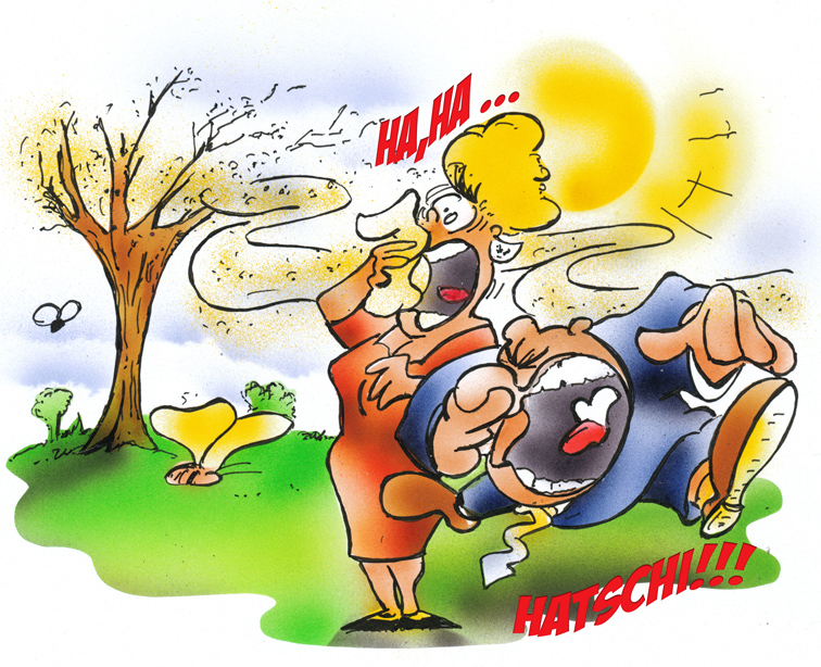 Cartoon: Pollenflug 1