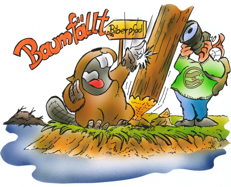 Cartoon: Naturnahaufnahme 1