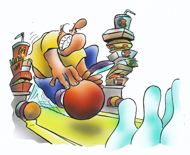Cartoon: Bowling 1