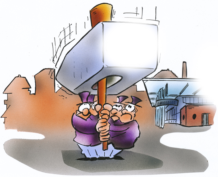 Cartoon: Der Steuerhammer 1