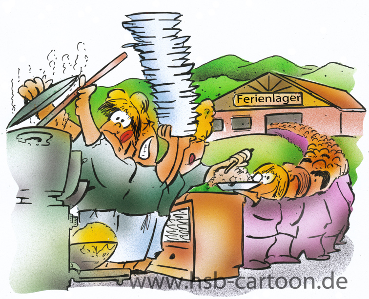 Cartoon: Kochfrauen 1