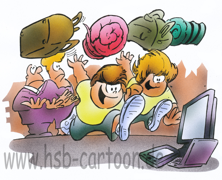 Cartoon: Ferienlager 1