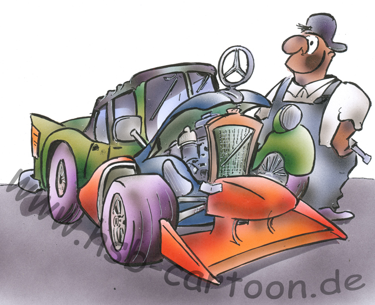 Cartoon: All in one car 1
