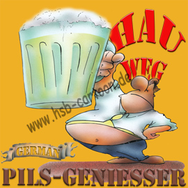 Cartoon: Pilsgeniesser 1