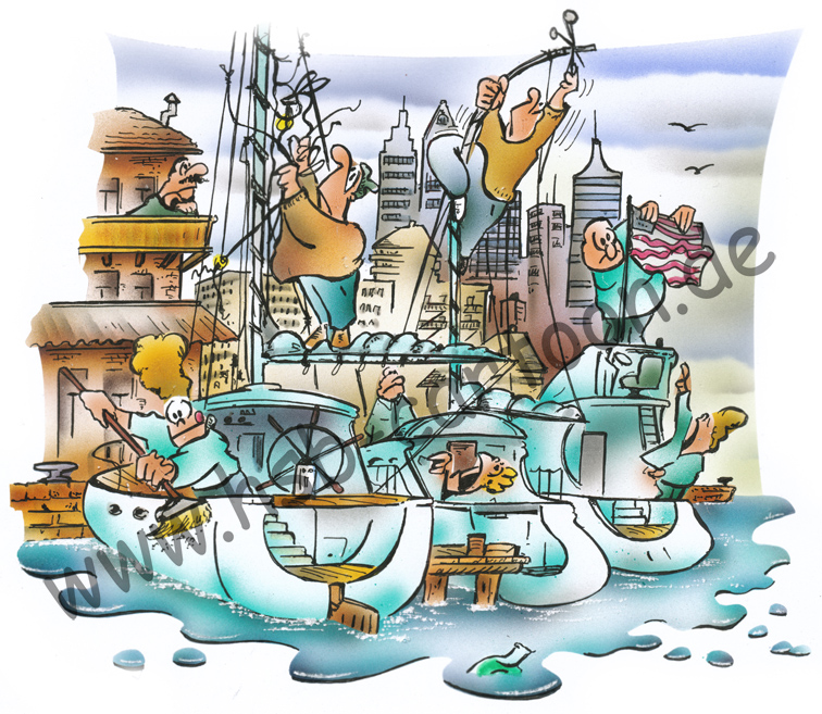 Cartoon: sailing season 1
