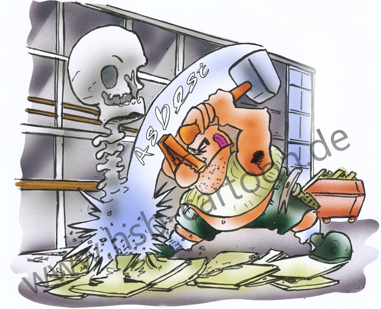 Cartoon: Asbest 1