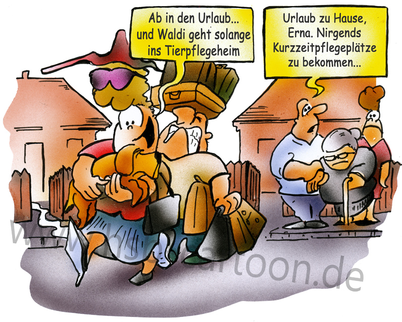Cartoon: Kurzzeitpflegeplätze 1
