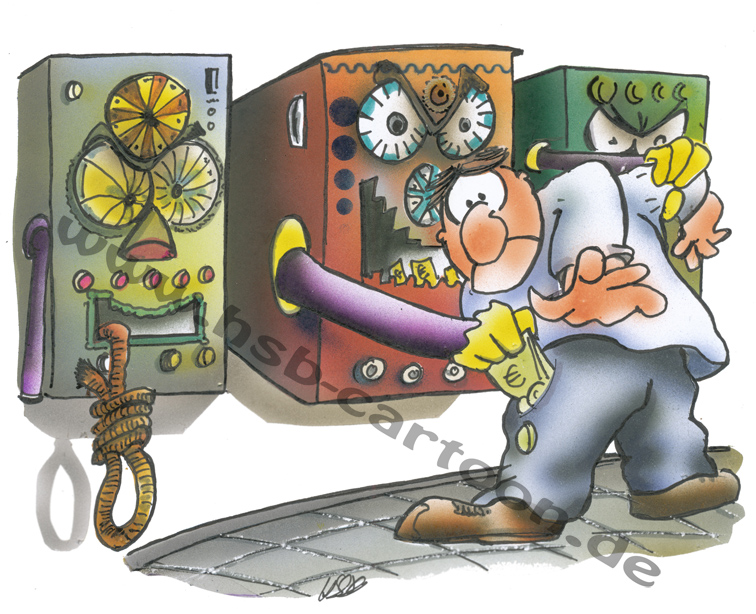 Cartoon: Spielsucht 1