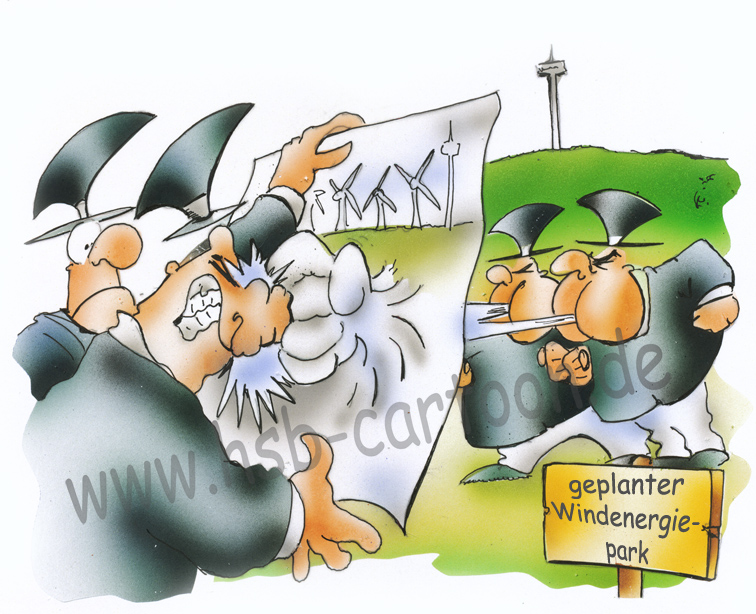 Cartoon: Windenergie 1