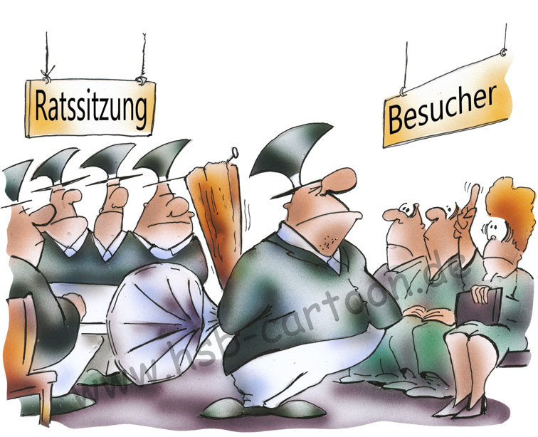 Cartoon: Bürgersprechstunde 1