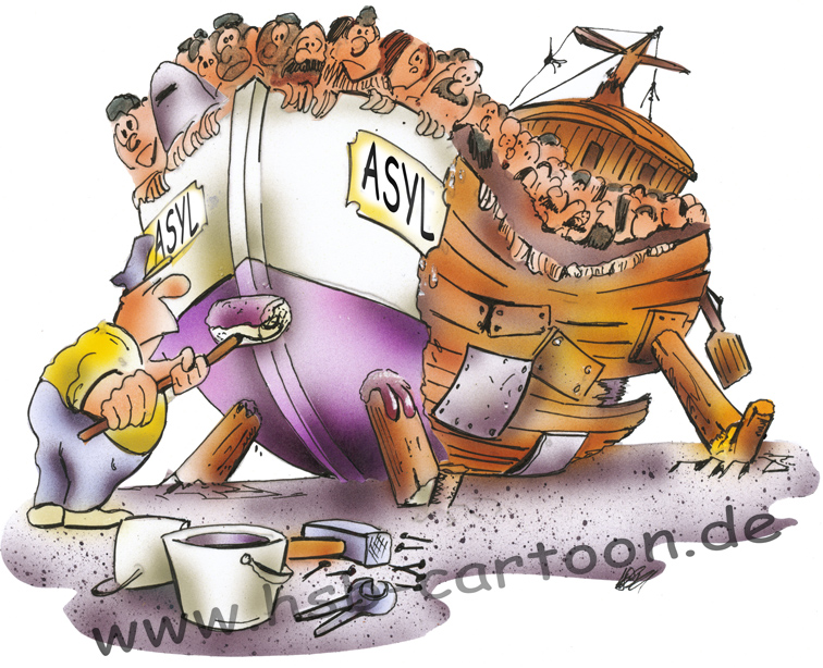 Cartoon: Asyl 1
