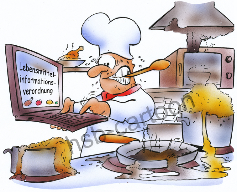 Cartoon: Lebensmittelinformationsverordnung 1