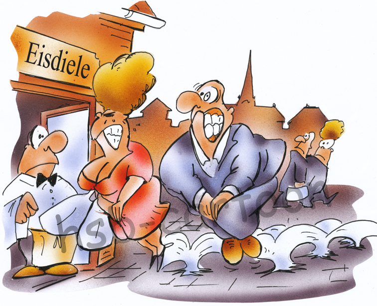Cartoon: öffentl. Toilette 1