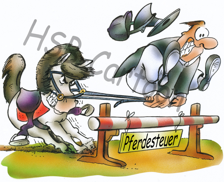 Cartoon: Pferdesteuer 1