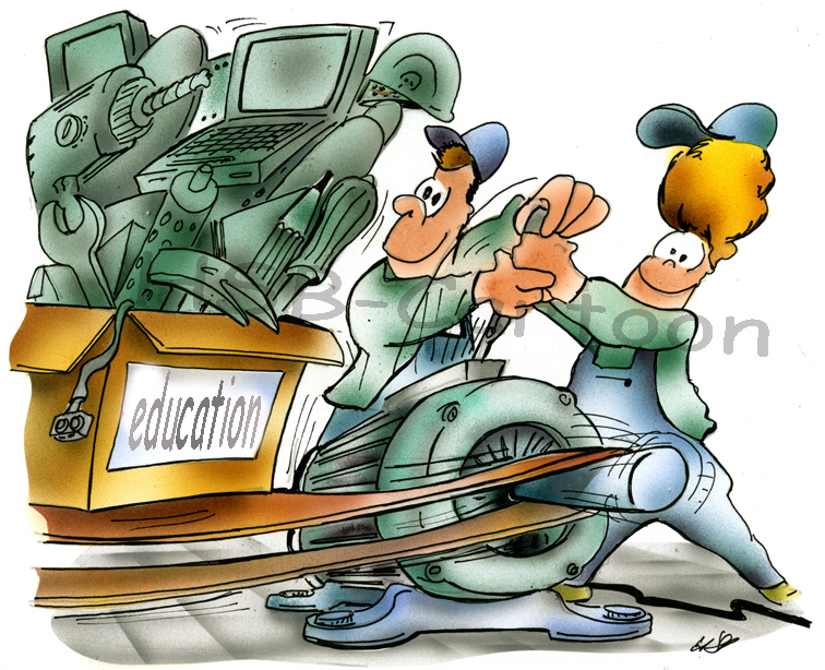 Cartoon: education 1
