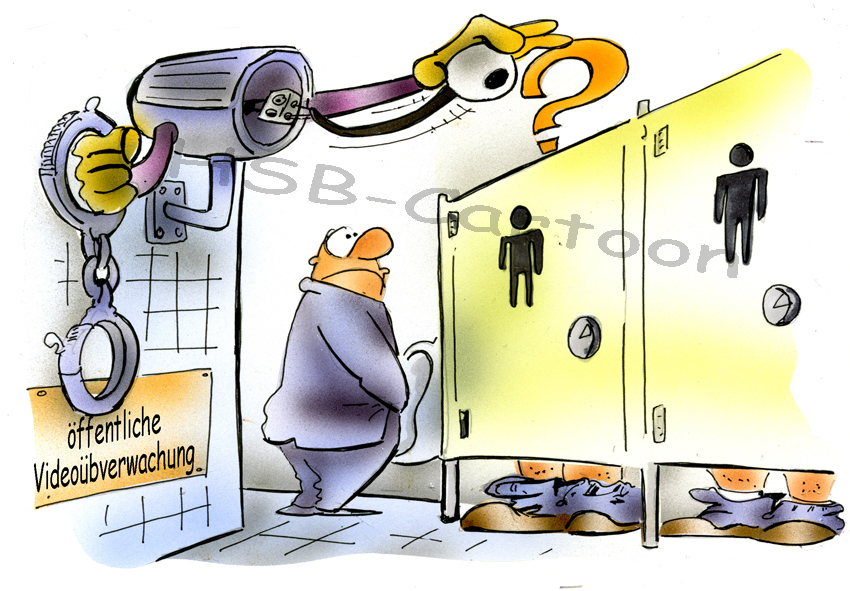 Cartoon: Videoüberwachung 1