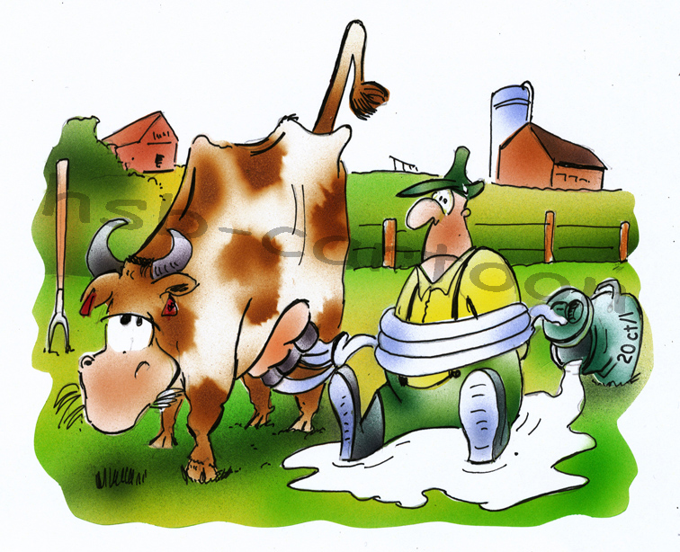 Cartoon: Milchpreise 1