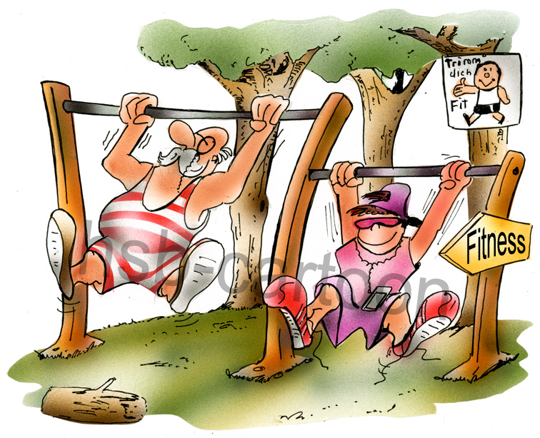 Cartoon: Fitness 1