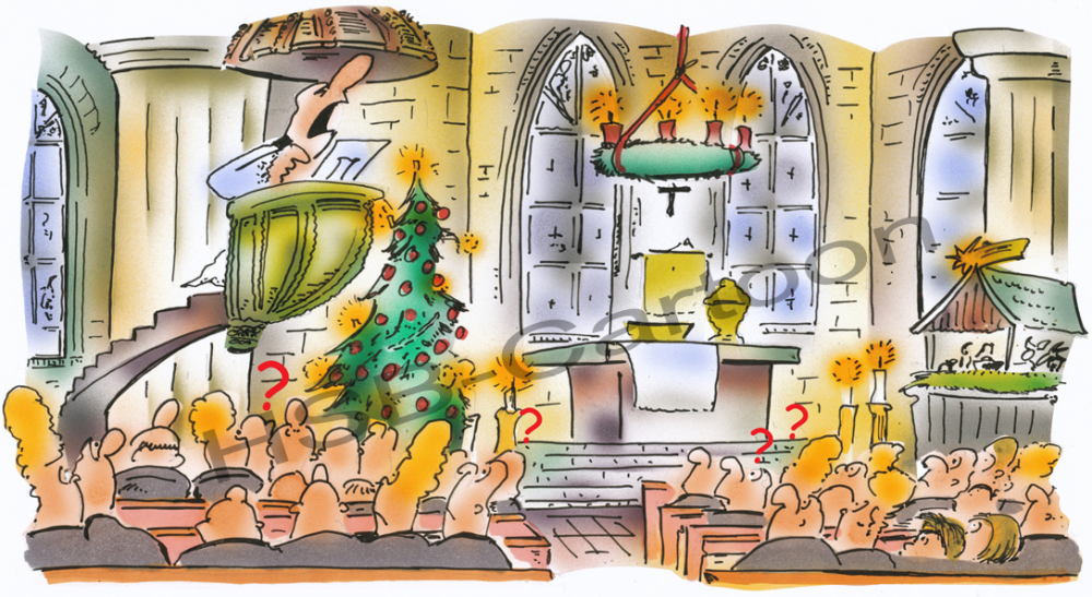 Cartoon: Weihnachtsmesse 1