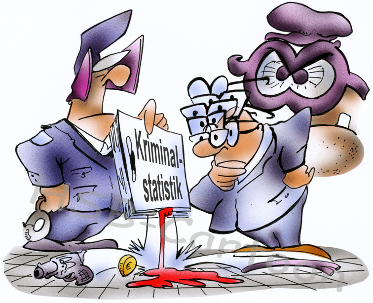 Cartoon: Kriminalstatistik 1