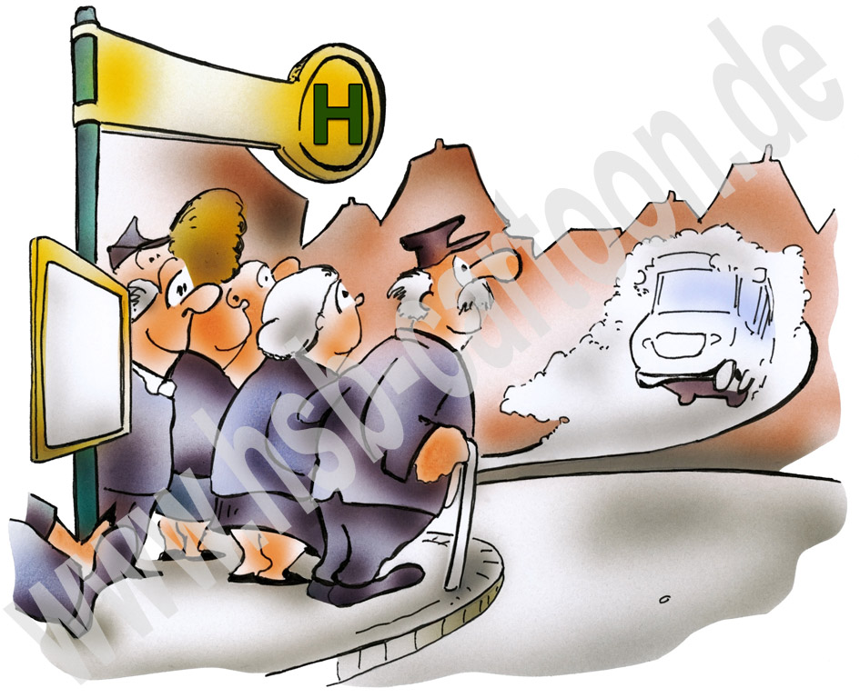 Karrikatur: Bürgerbus 1