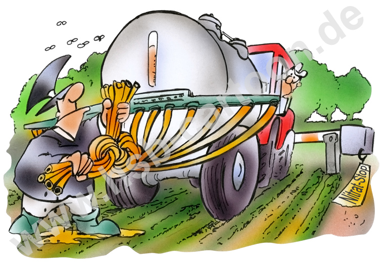 Caricature: Nitratwerte 1