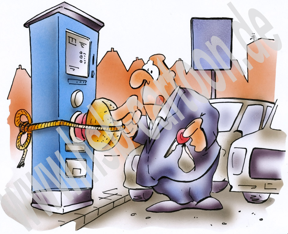Caricature: Brötchentaste 1