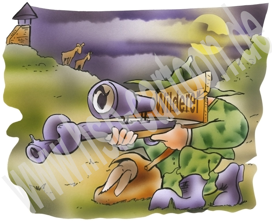 Caricature: Wilderer 1