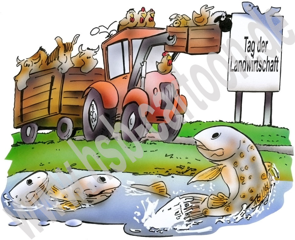Caricature: Landwirtschaftstag 1