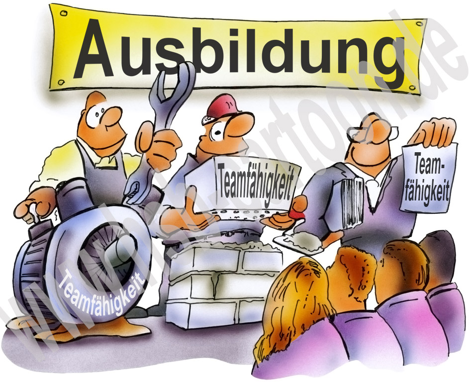 Karrikatur: Ausbildung 1