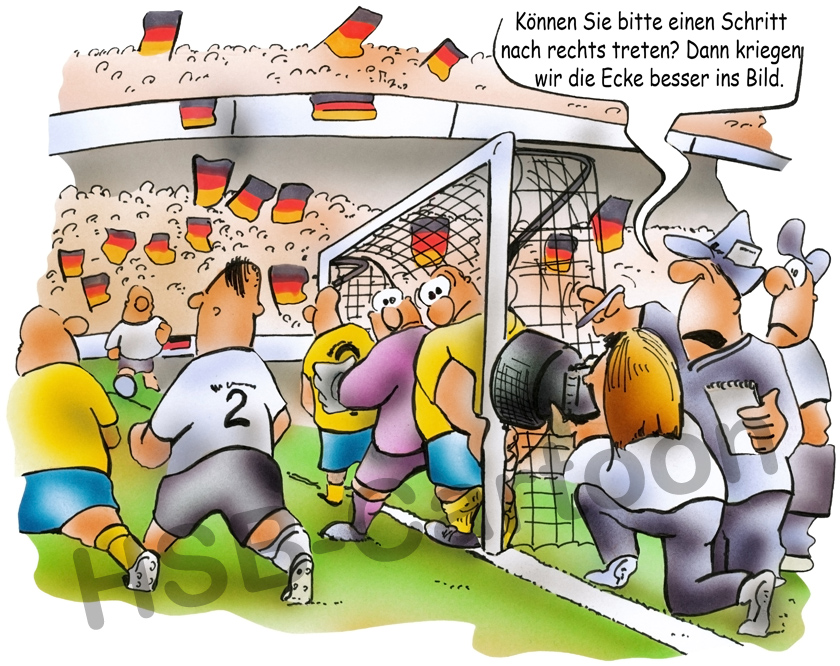 Cartoon: Deutschland vs Schweden 1