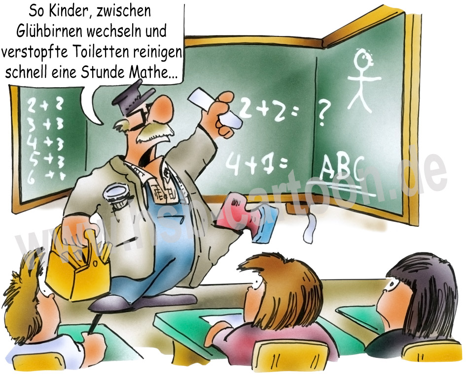 Cartoon: Lehrermangel 1