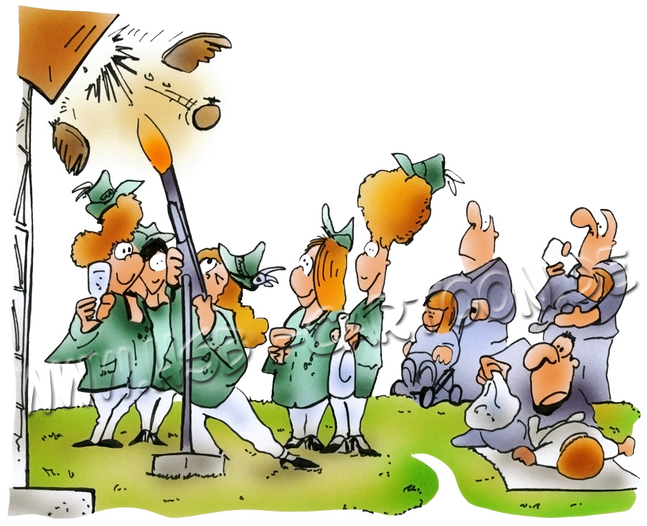 Cartoon: Frauenschützenverein 1
