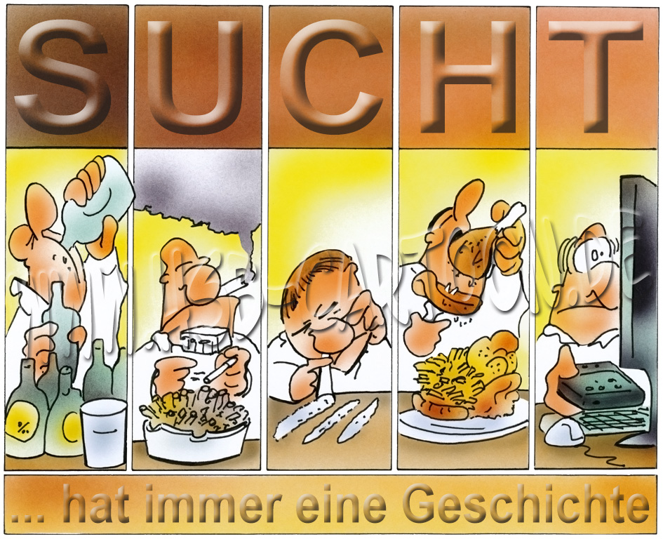 Illustration: Sucht 1