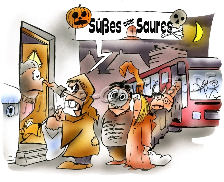 Karrikatur: Halloween 1