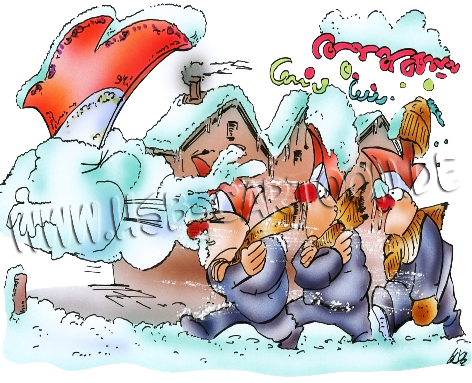 Cartoon: Karnevalssitzung 1