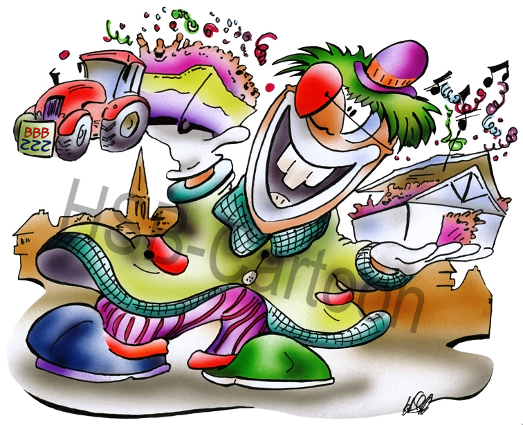 Cartoon: Karneval und Fasching 1