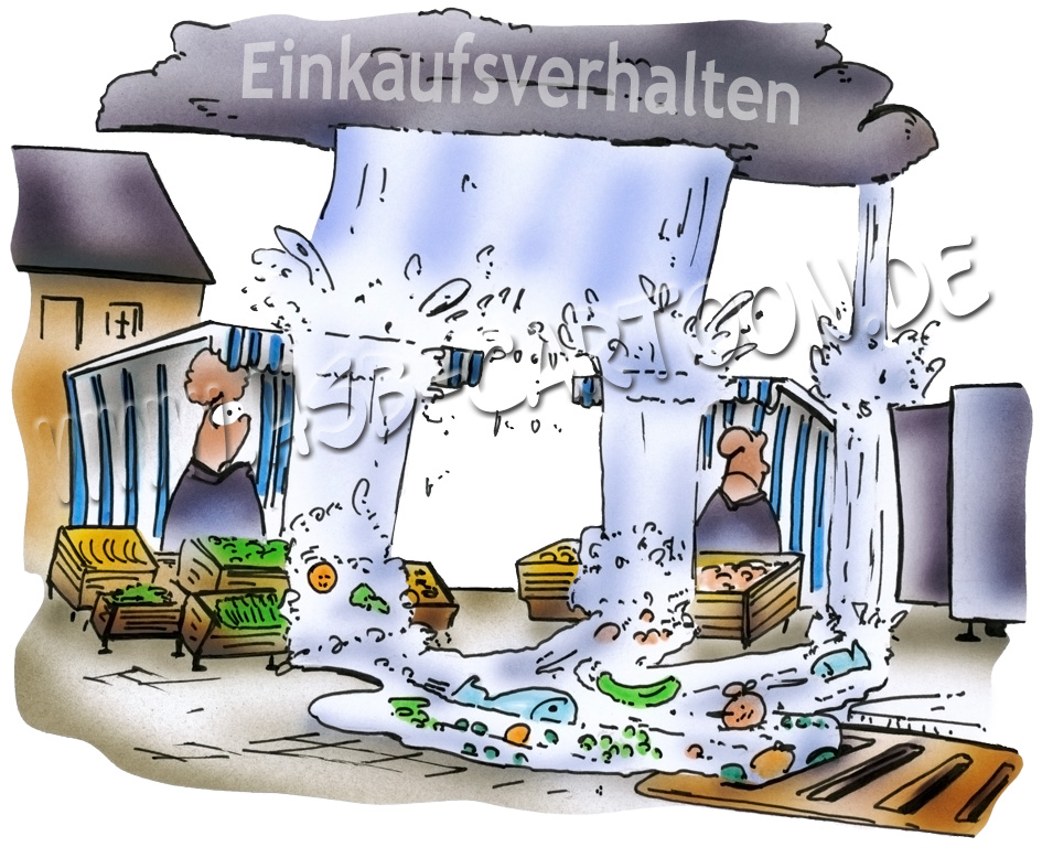 Cartoon: Wochenmarkt 1