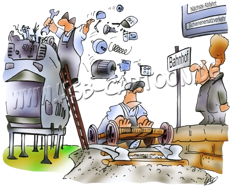 Cartoon: Deutsche Bahn 1