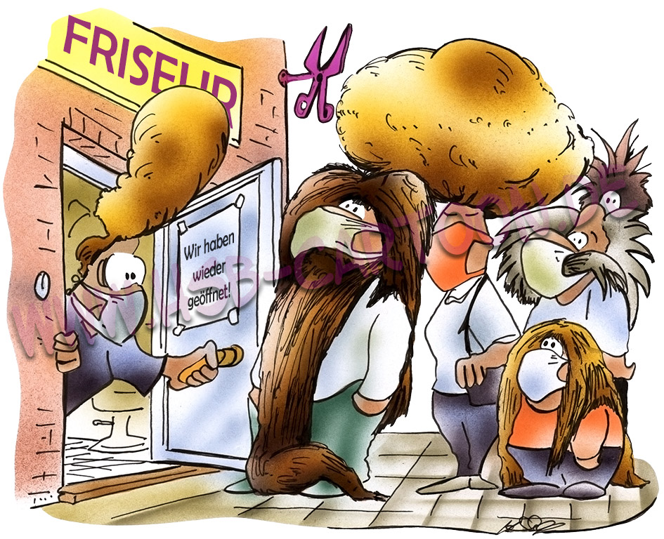 Cartoon: Friseure 1