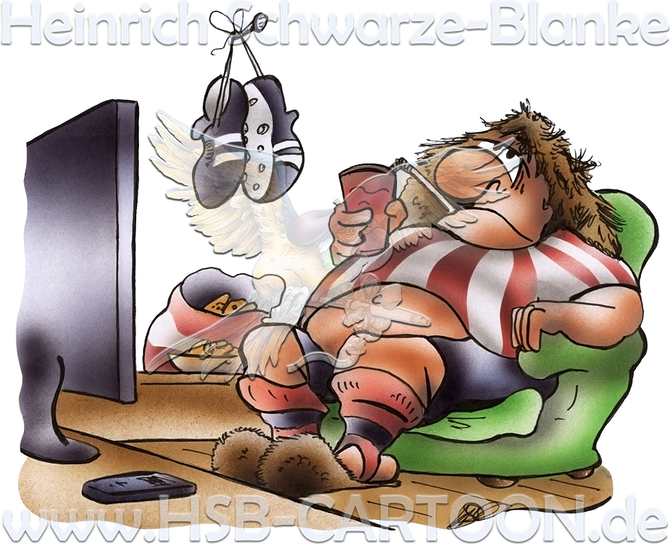Cartoon: Amateurfussball im Lockdown 1