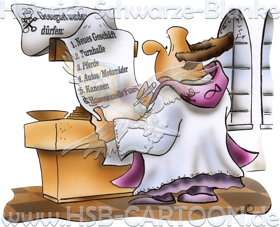 Cartoon: Segnung 1