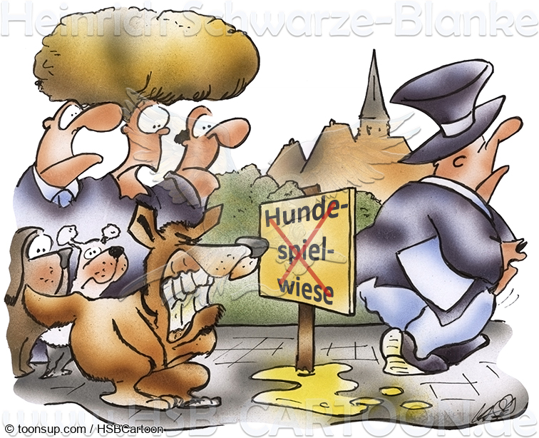 Cartoon: Hundespielwiese 1