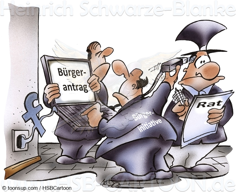 Karrikatur: Bürgerantrag 1